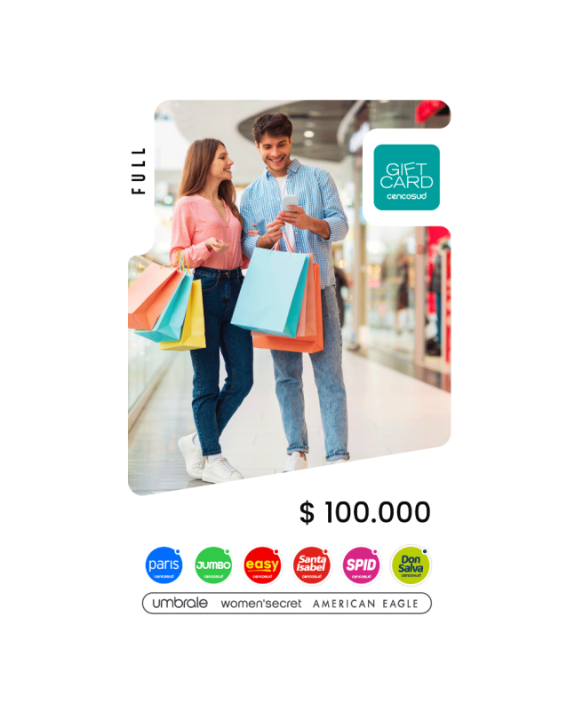 Gift Card Digital Cencosud $100.000